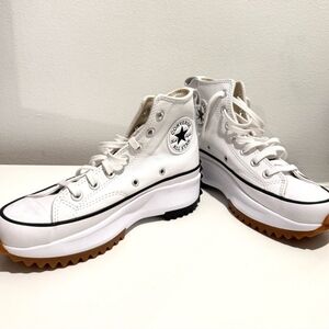 Converse Women's White High-Top Star Hike Platform